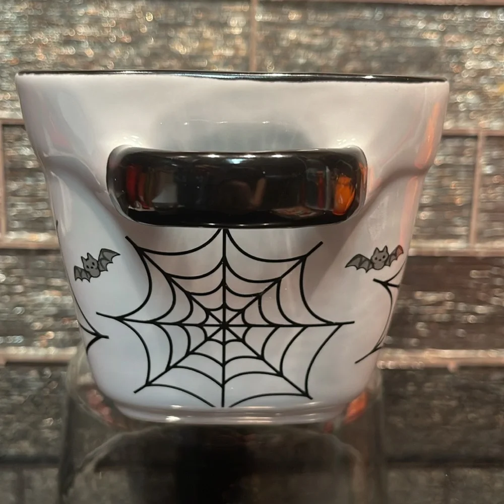 Hello Kitty Bread Loaf Pan Baking Dish Halloween Spiderwebs Skeleton Costume Bat